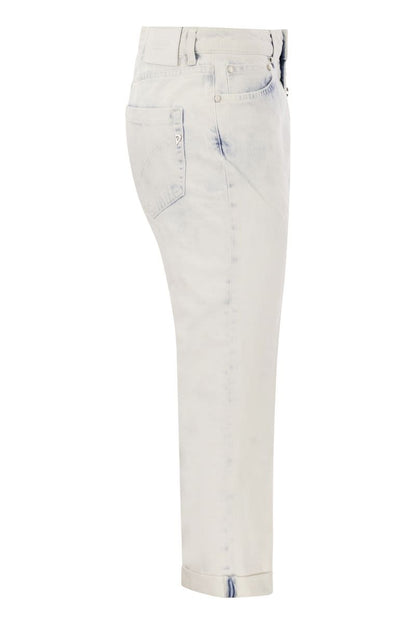 KOONS - Loose jeans with jewelled buttons - VOGUERINI