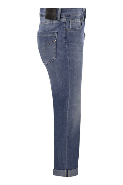 KOONS - Loose jeans with jewelled buttons - VOGUERINI