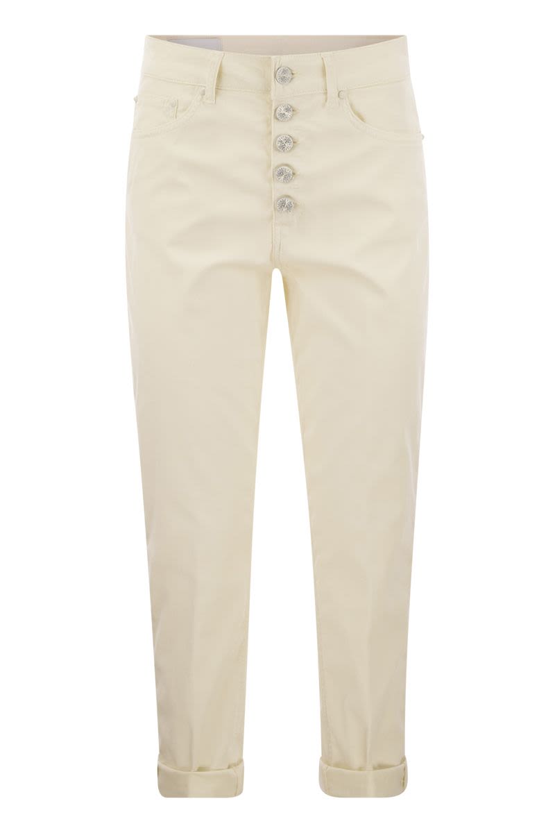 KOONS - Loose-fit Fleece Trousers - VOGUERINI