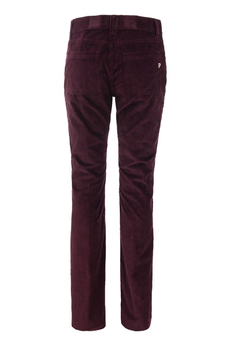 NEWMOLLY - Velvet bootcut trousers - VOGUERINI