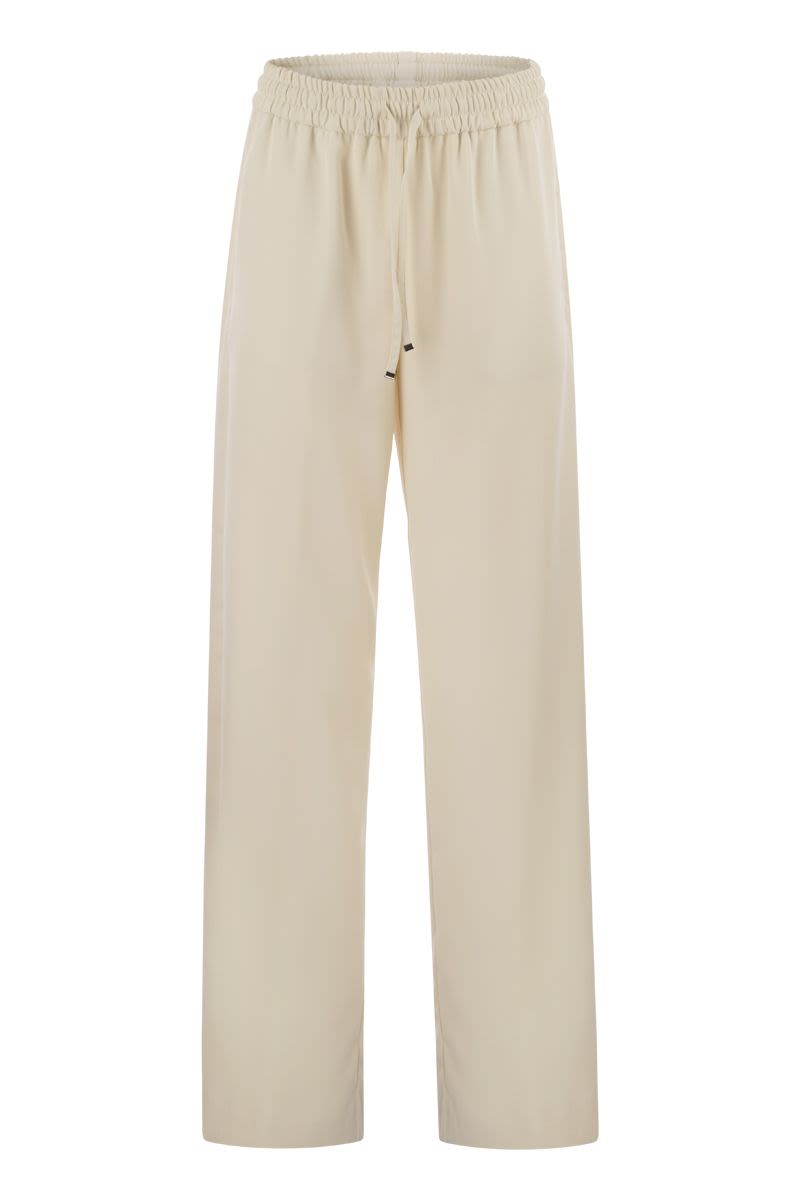 MARISOL - Gabardine jogger trousers - VOGUERINI