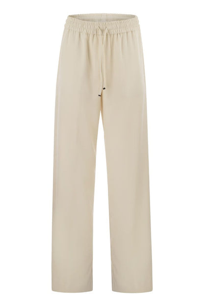 MARISOL - Gabardine jogger trousers - VOGUERINI