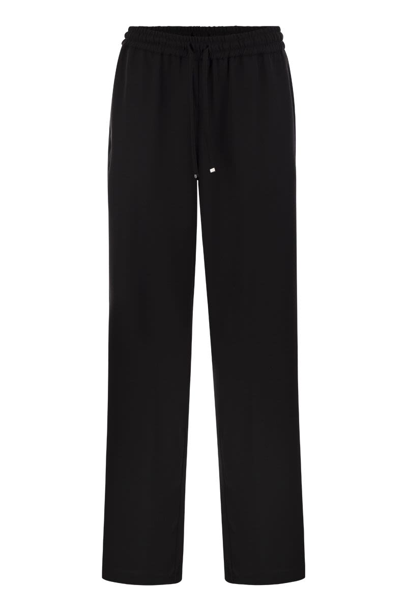 MARISOL - Gabardine jogger trousers - VOGUERINI