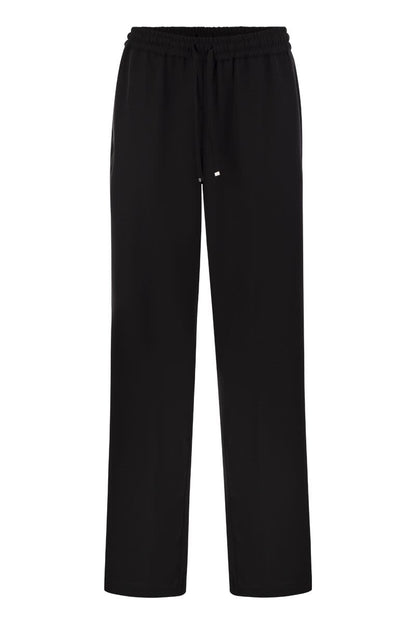 MARISOL - Gabardine jogger trousers - VOGUERINI