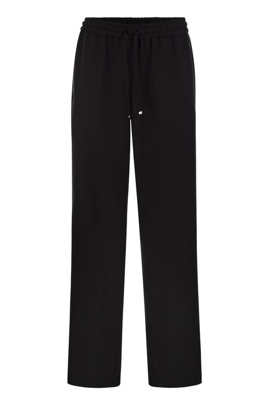 MARISOL - Gabardine jogger trousers - VOGUERINI