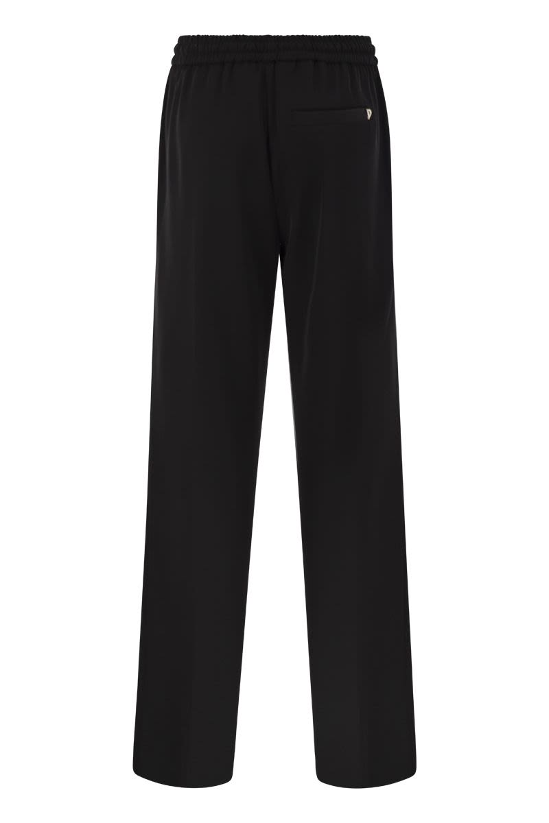 MARISOL - Gabardine jogger trousers - VOGUERINI