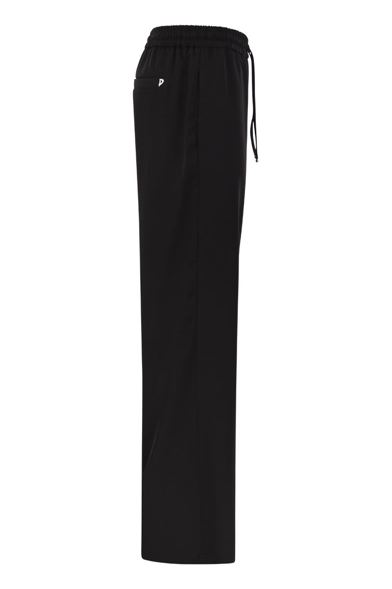 MARISOL - Gabardine jogger trousers - VOGUERINI