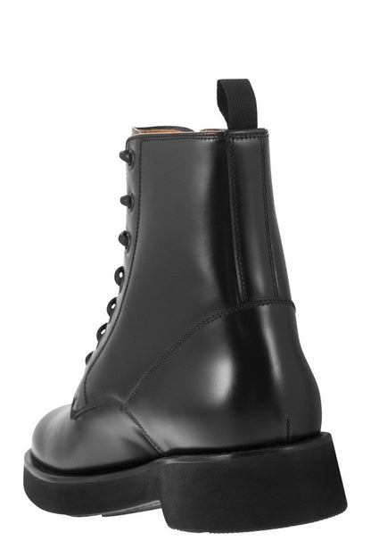 NANALAH L - Semi-gloss calfskin ankle boot - VOGUERINI