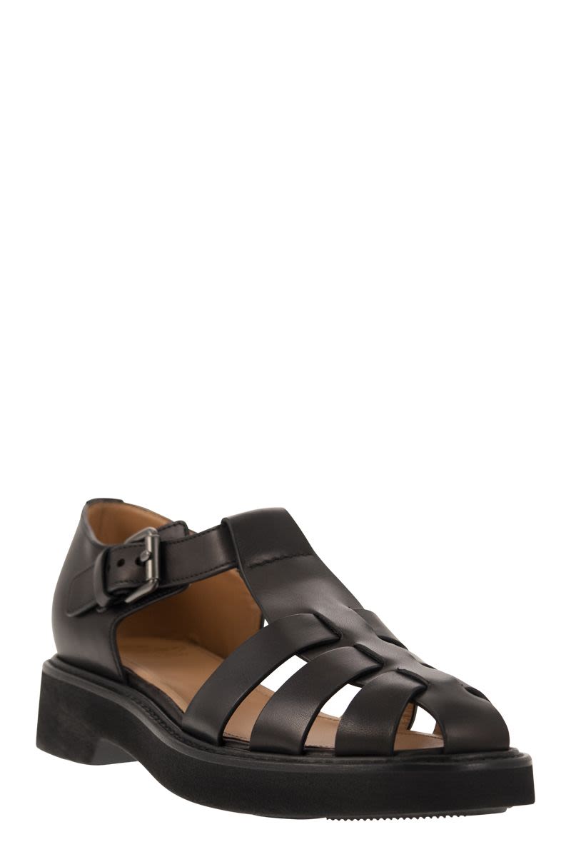 HOVE - Leather Sandals - VOGUERINI