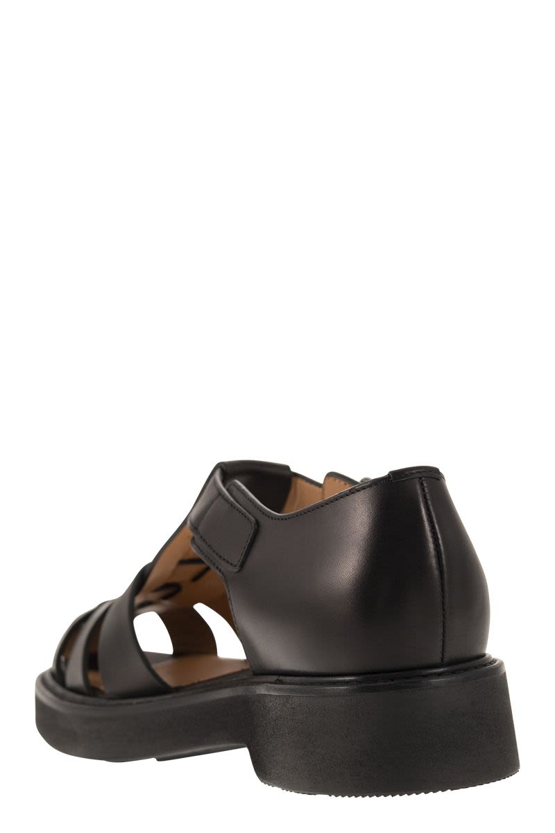 HOVE - Leather Sandals - VOGUERINI