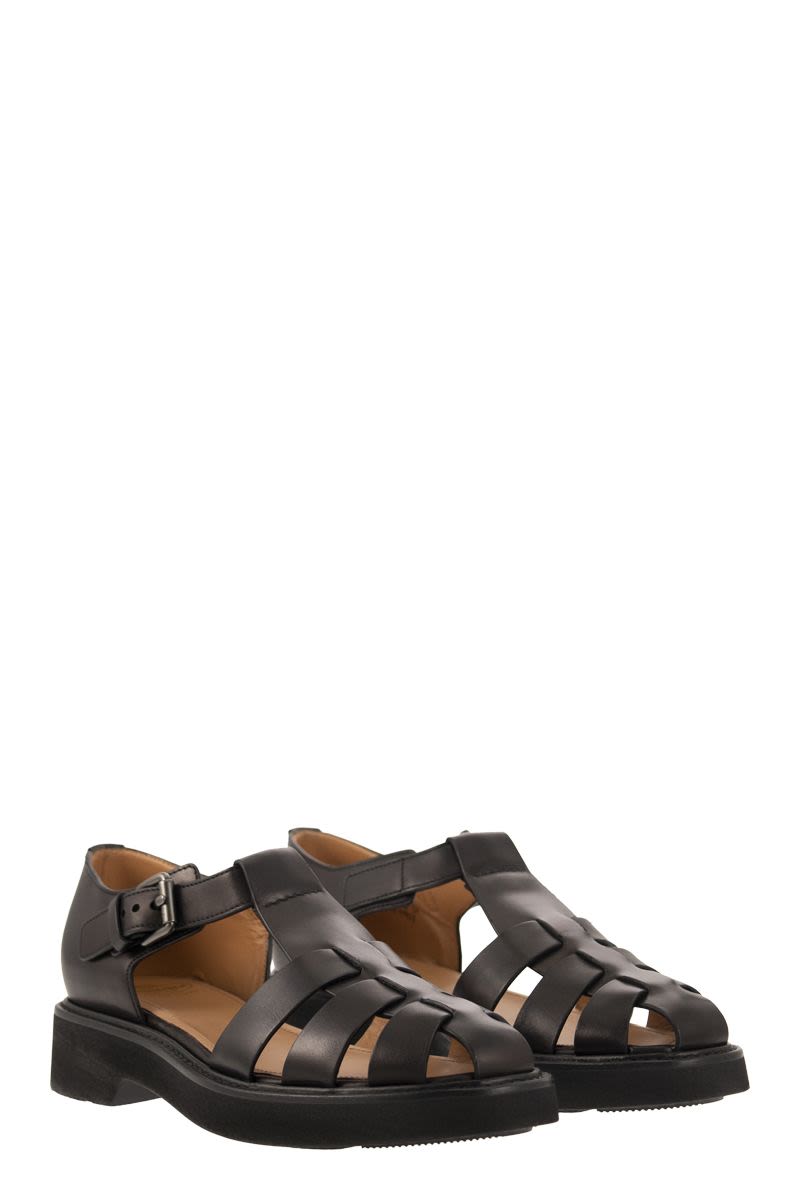 HOVE - Leather Sandals - VOGUERINI