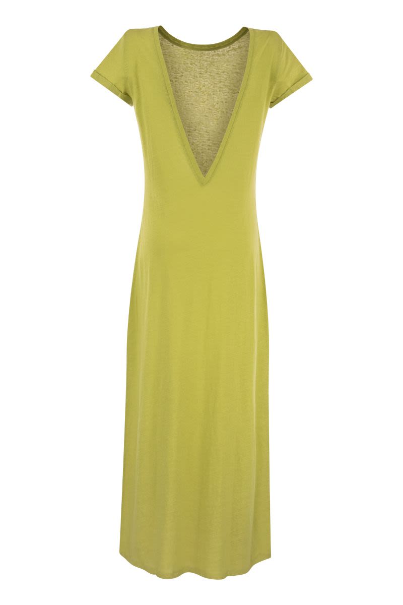 Dress with back neckline - VOGUERINI