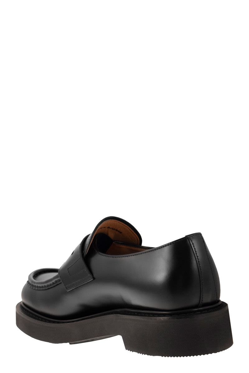 LYNTON - Semi-gloss calfskin moccasin - VOGUERINI