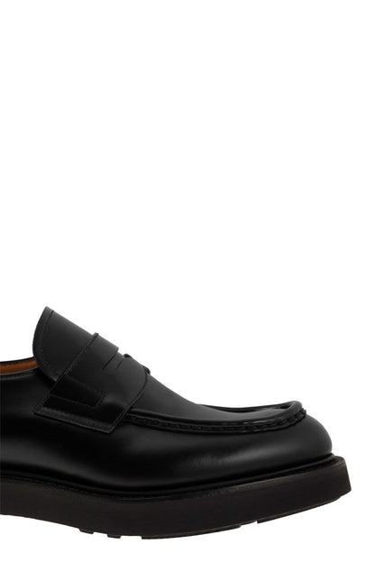 LYNTON - Semi-gloss calfskin moccasin - VOGUERINI