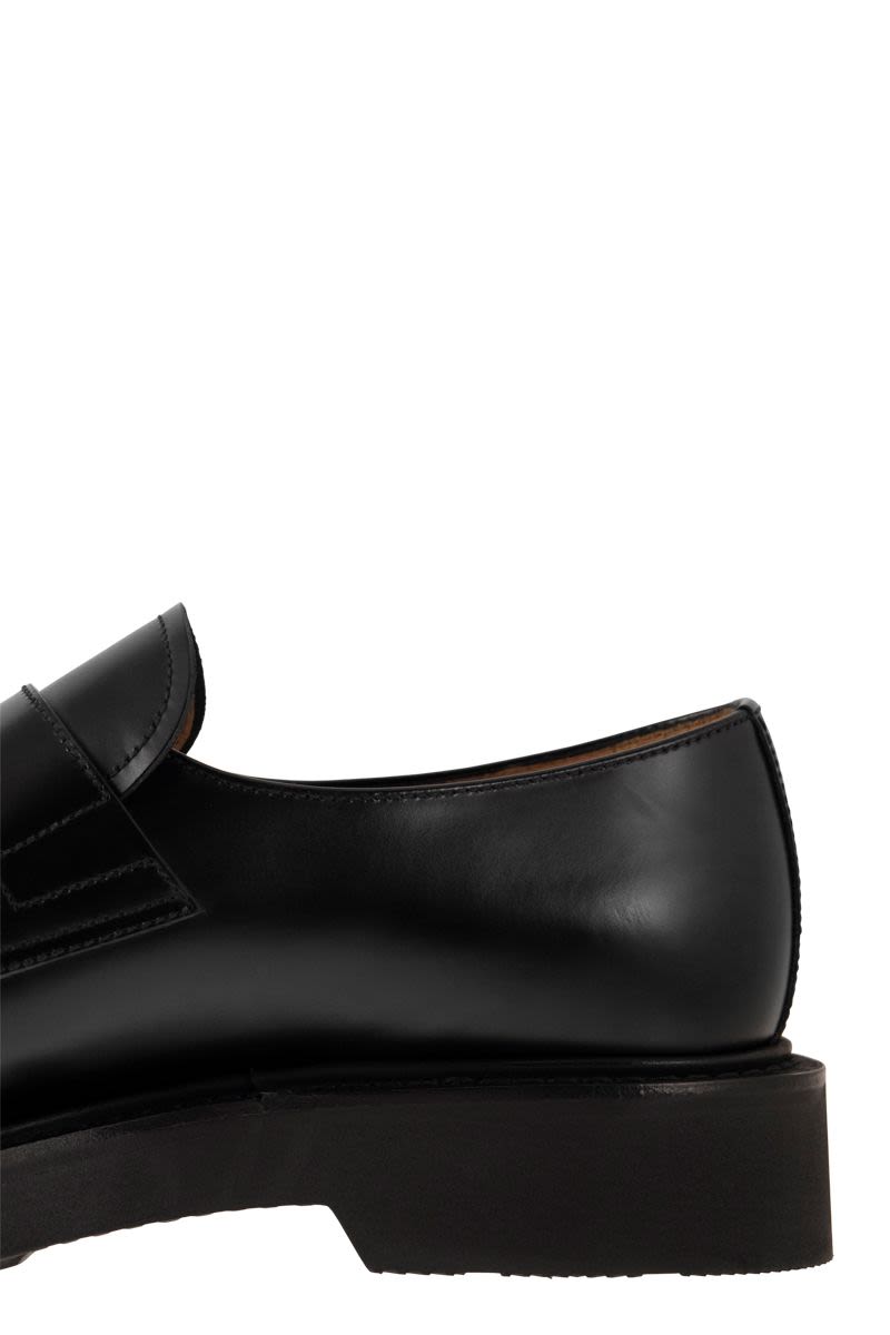 LYNTON - Semi-gloss calfskin moccasin - VOGUERINI