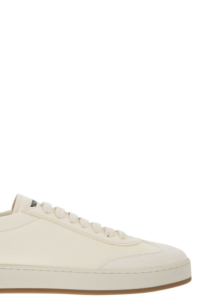 LARGS - Suede and Deerskin Sneaker - VOGUERINI