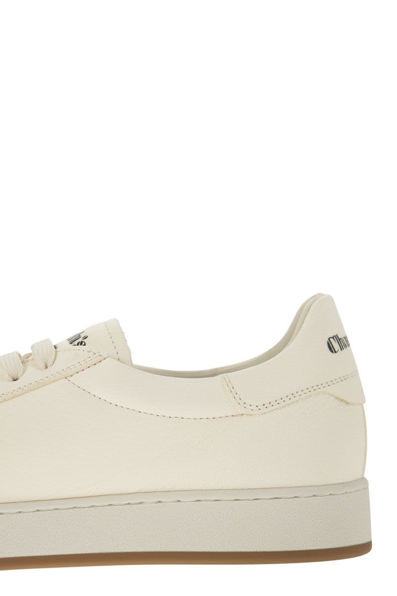 LARGS - Suede and Deerskin Sneaker - VOGUERINI