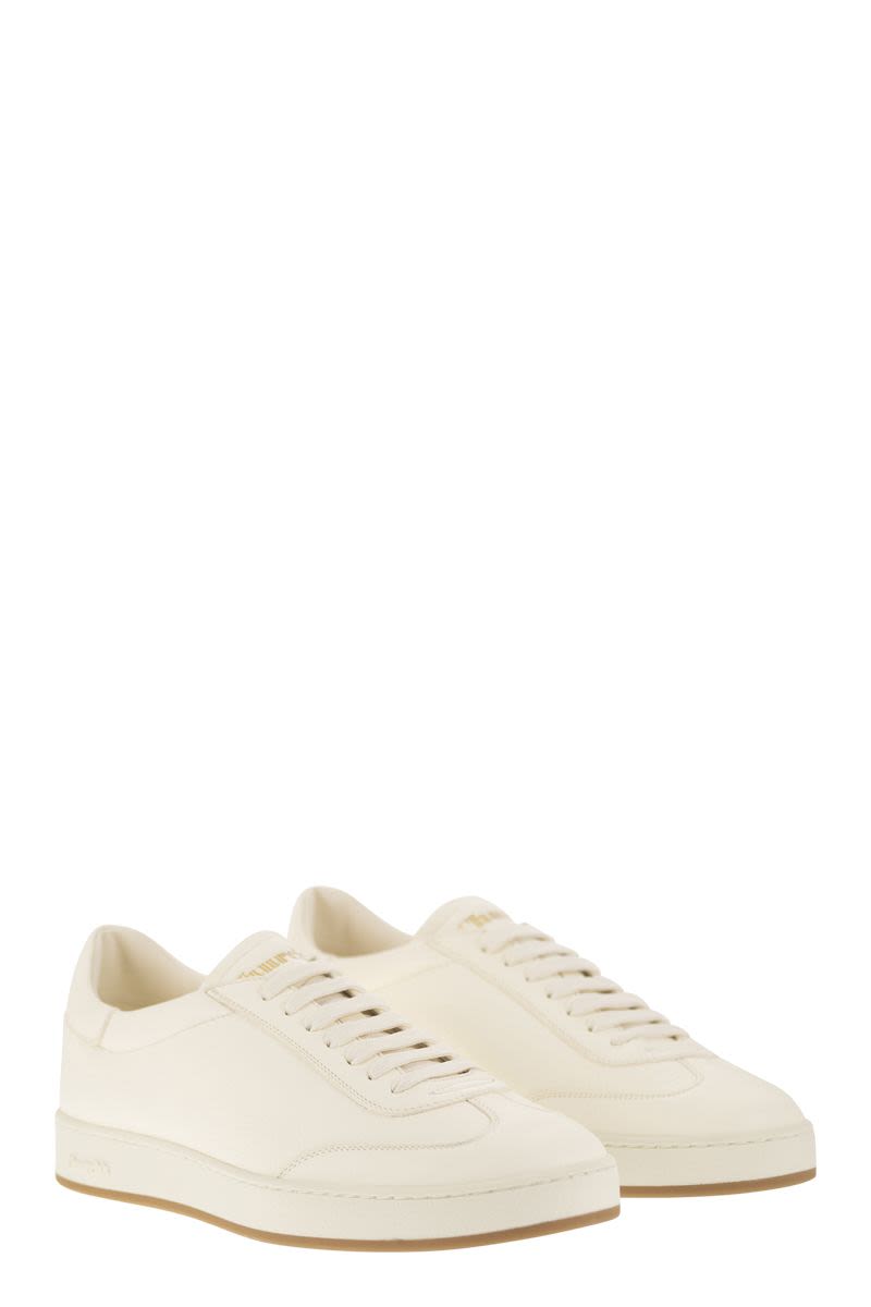 LARGS - Suede and Deerskin Sneaker - VOGUERINI