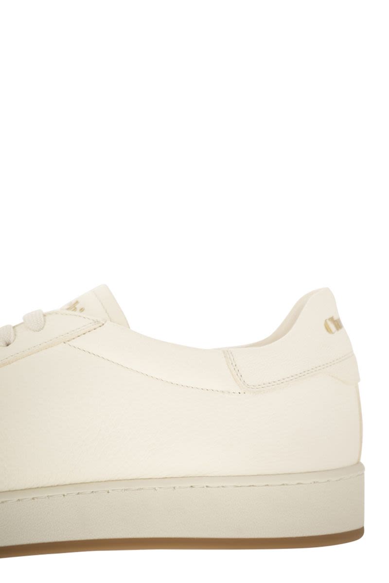 LARGS - Suede and Deerskin Sneaker - VOGUERINI