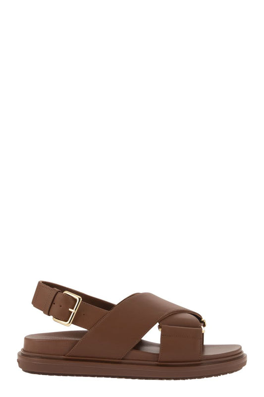 Fussbett leather sandal - VOGUERINI