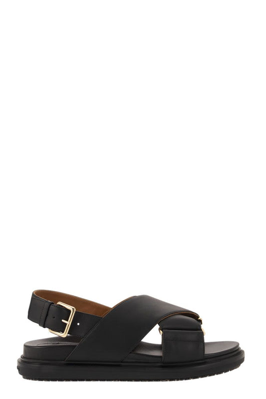 Fussbett leather sandal - VOGUERINI