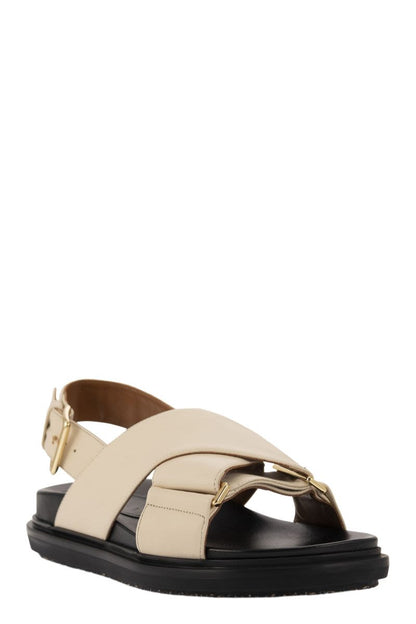 Fussbett leather sandal - VOGUERINI