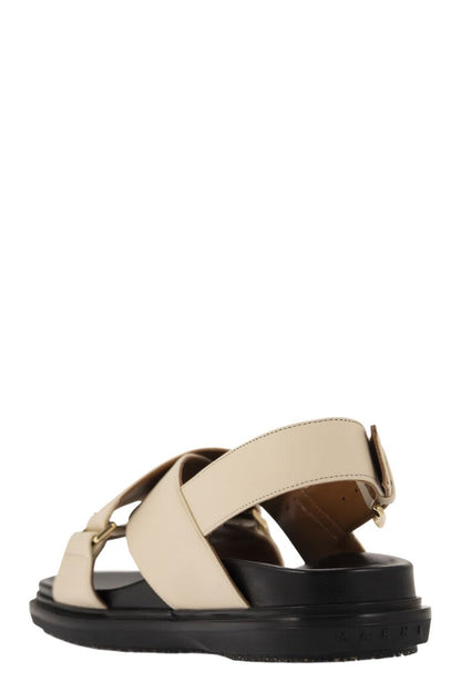 Fussbett leather sandal - VOGUERINI