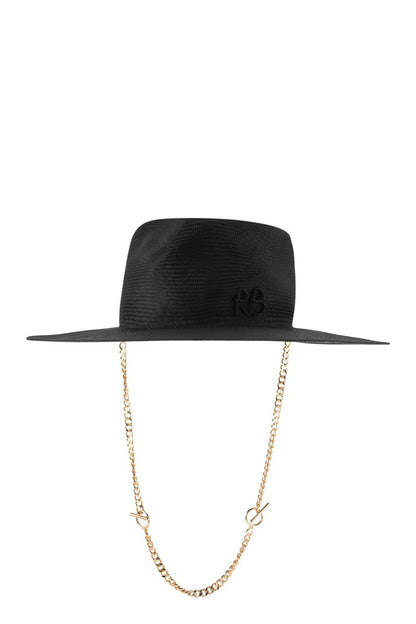 FEDORA - Hat with chain strap - VOGUERINI