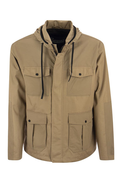 Field Jacket in cotton gabardine - VOGUERINI