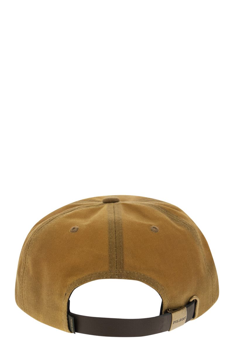 Waxed visor hat - VOGUERINI