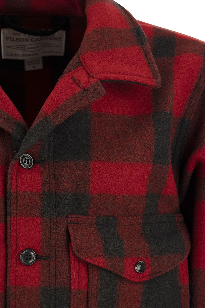 Plaid wool cruiser - VOGUERINI