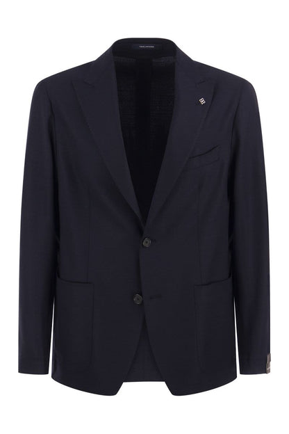 Two-button wool jacket