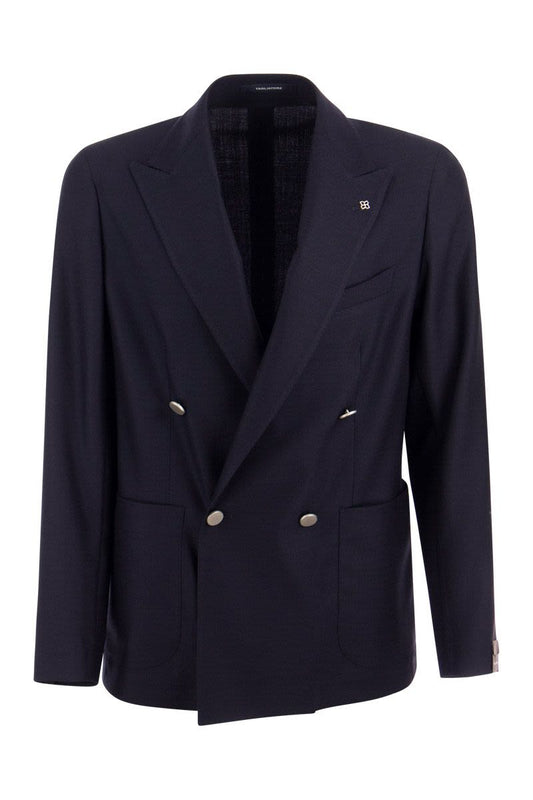 Double-breasted jacket in wool - VOGUERINI