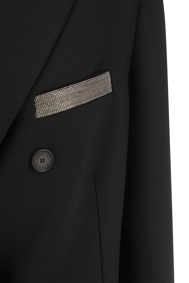 Wool-blend blazer - VOGUERINI