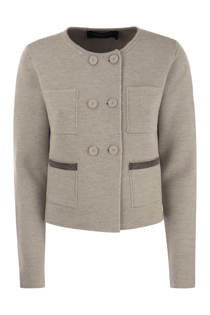 Merino wool jacket - VOGUERINI