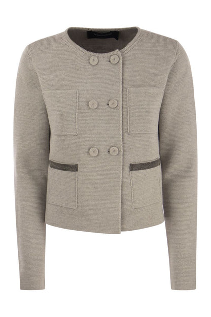 Merino wool jacket - VOGUERINI