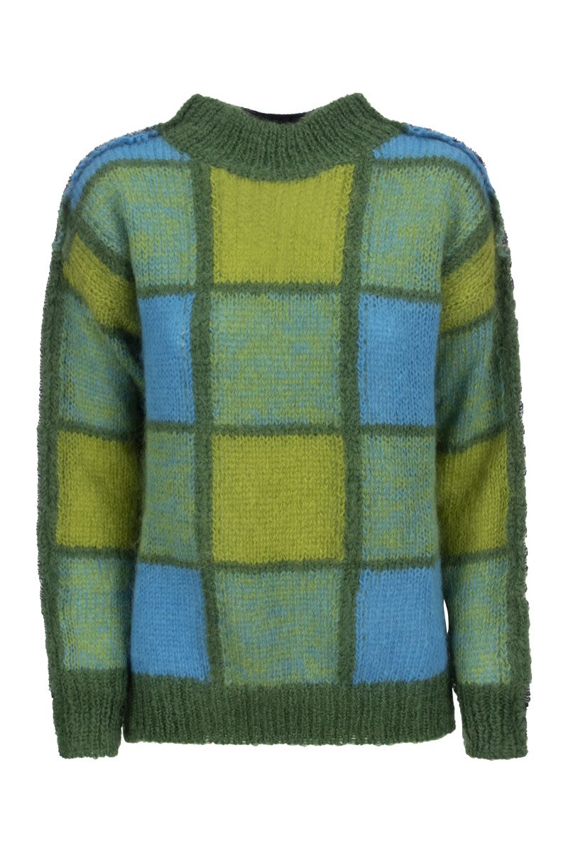 Wool and Mohair blend pullover - VOGUERINI