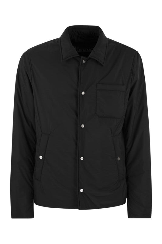 Shirt-cut jacket in ecoage