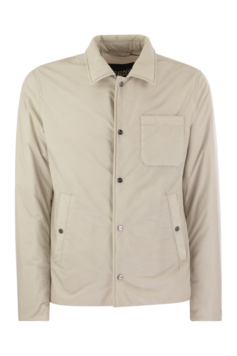 Shirt-cut jacket in ecoage