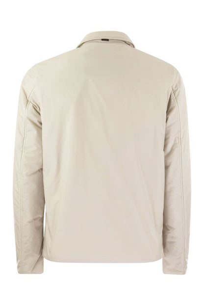 Shirt-cut jacket in ecoage