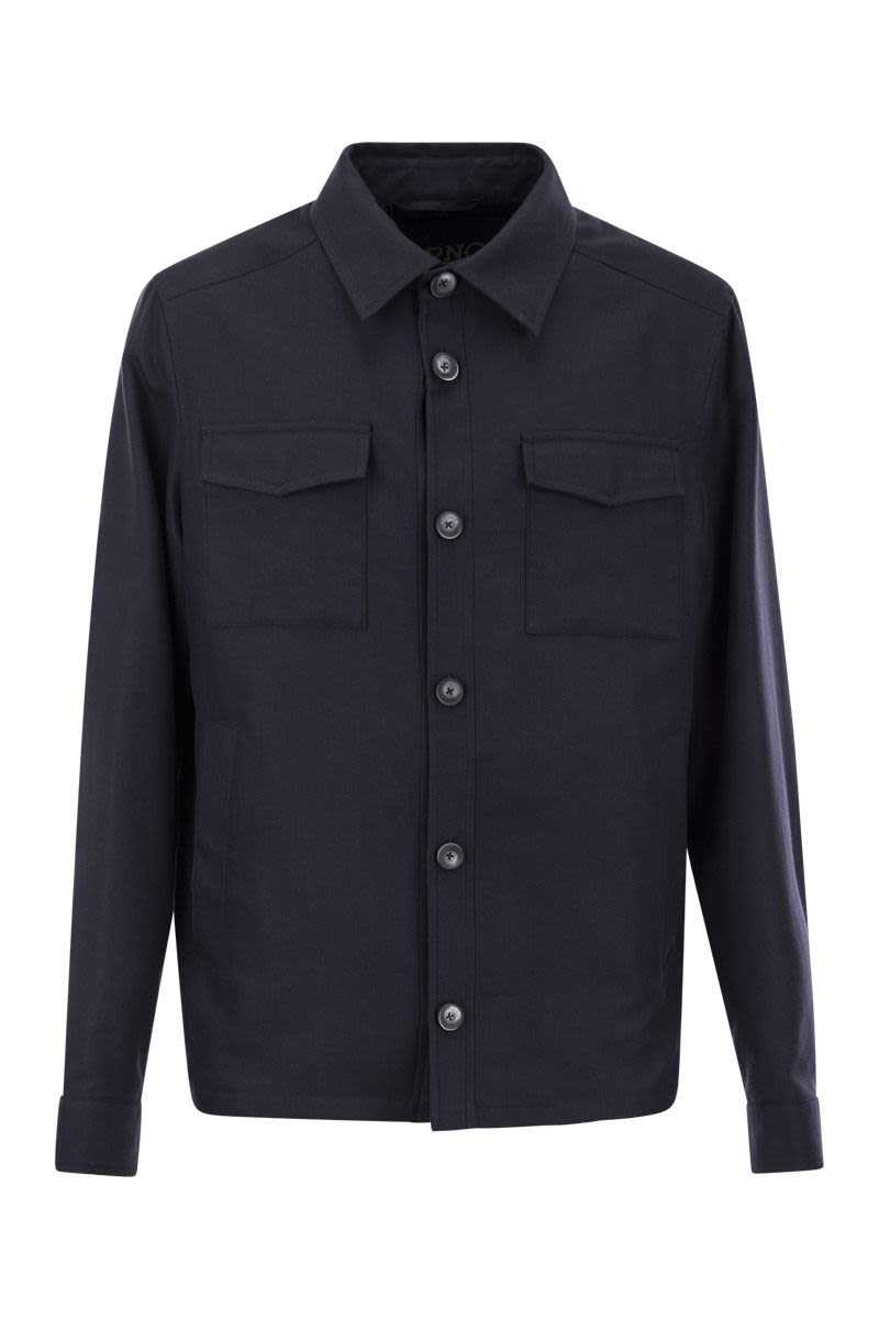 Rain cotton cashmere shirt - VOGUERINI