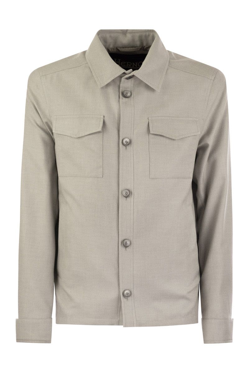 Rain cotton cashmere shirt