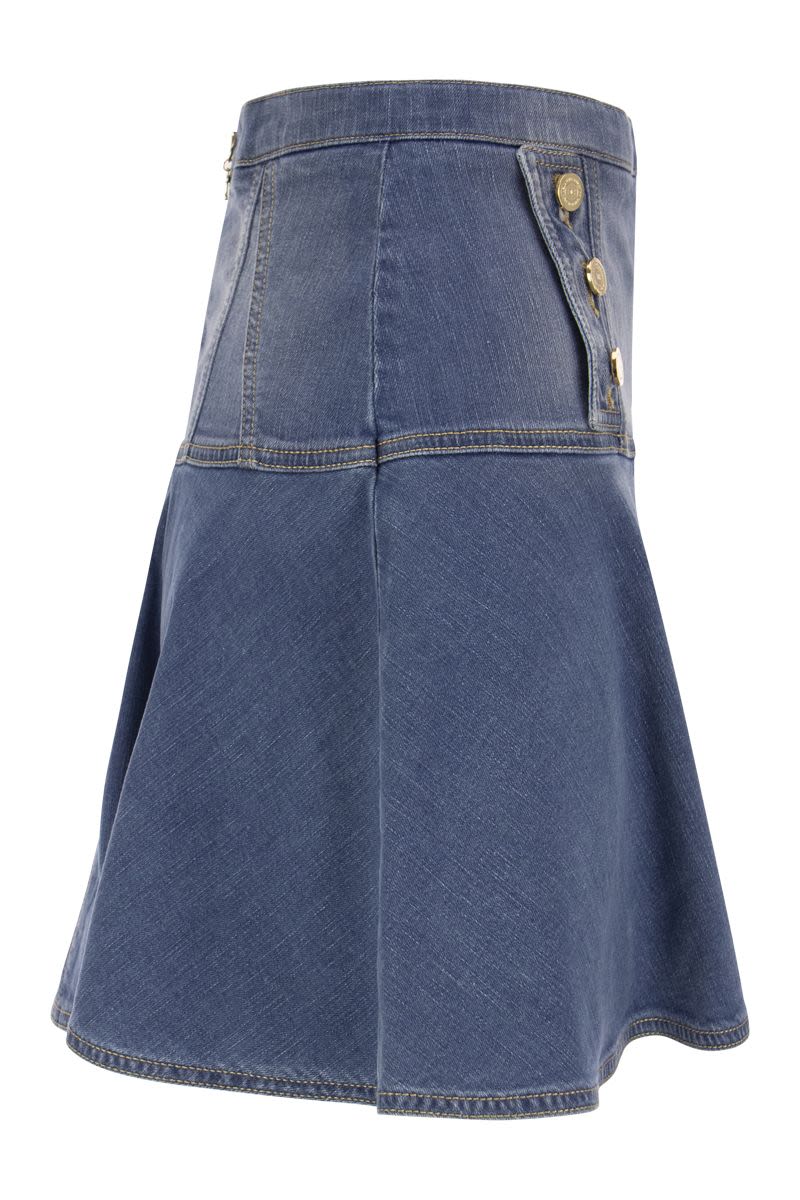 Button skirt on the waist - VOGUERINI