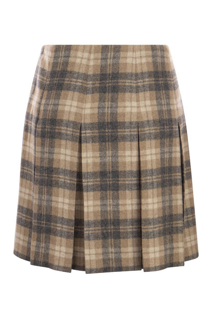 Check patterned skirt - VOGUERINI