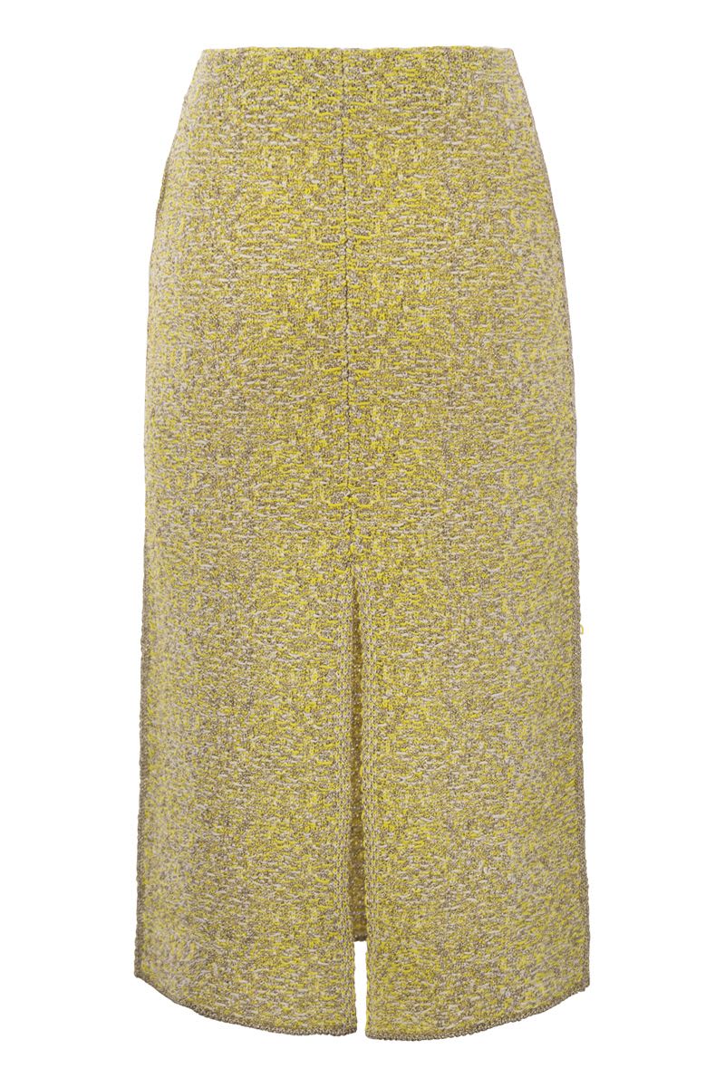 Tweed stitch pencil skirt - VOGUERINI