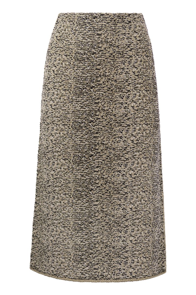 Tweed stitch pencil skirt - VOGUERINI