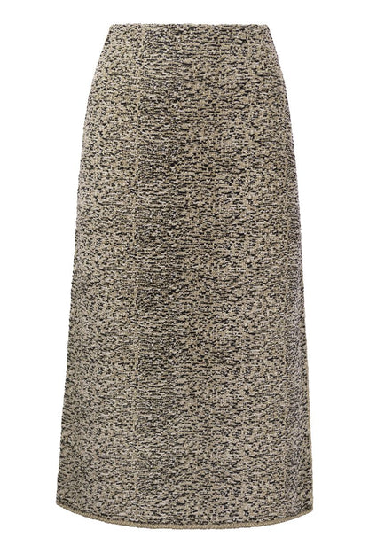 Tweed stitch pencil skirt - VOGUERINI