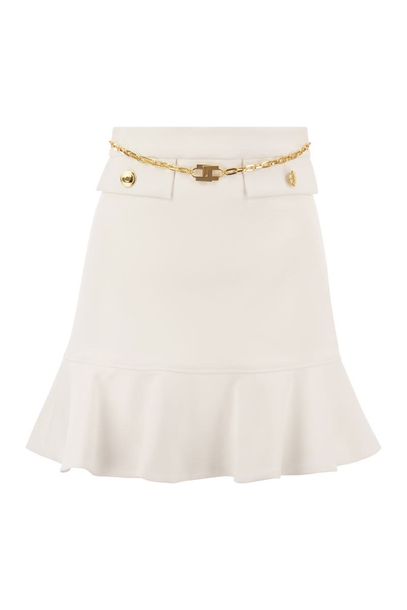 Miniskirt with chain - VOGUERINI