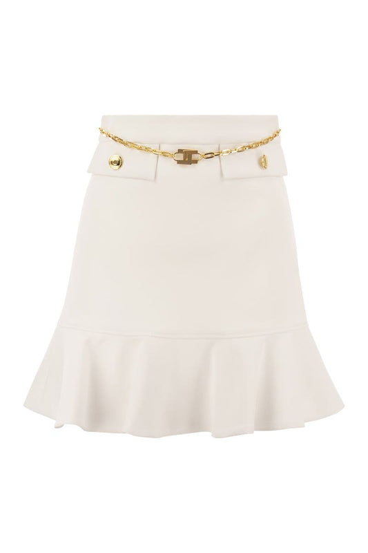 Miniskirt with chain - VOGUERINI