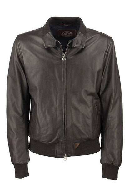 NUVOLA ETERE DROWNE-SLIM - Genuine lambskin jacket - VOGUERINI